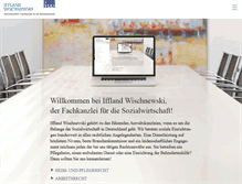 Tablet Screenshot of iffland-wischnewski.de